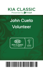 KIA Classic Volunteer